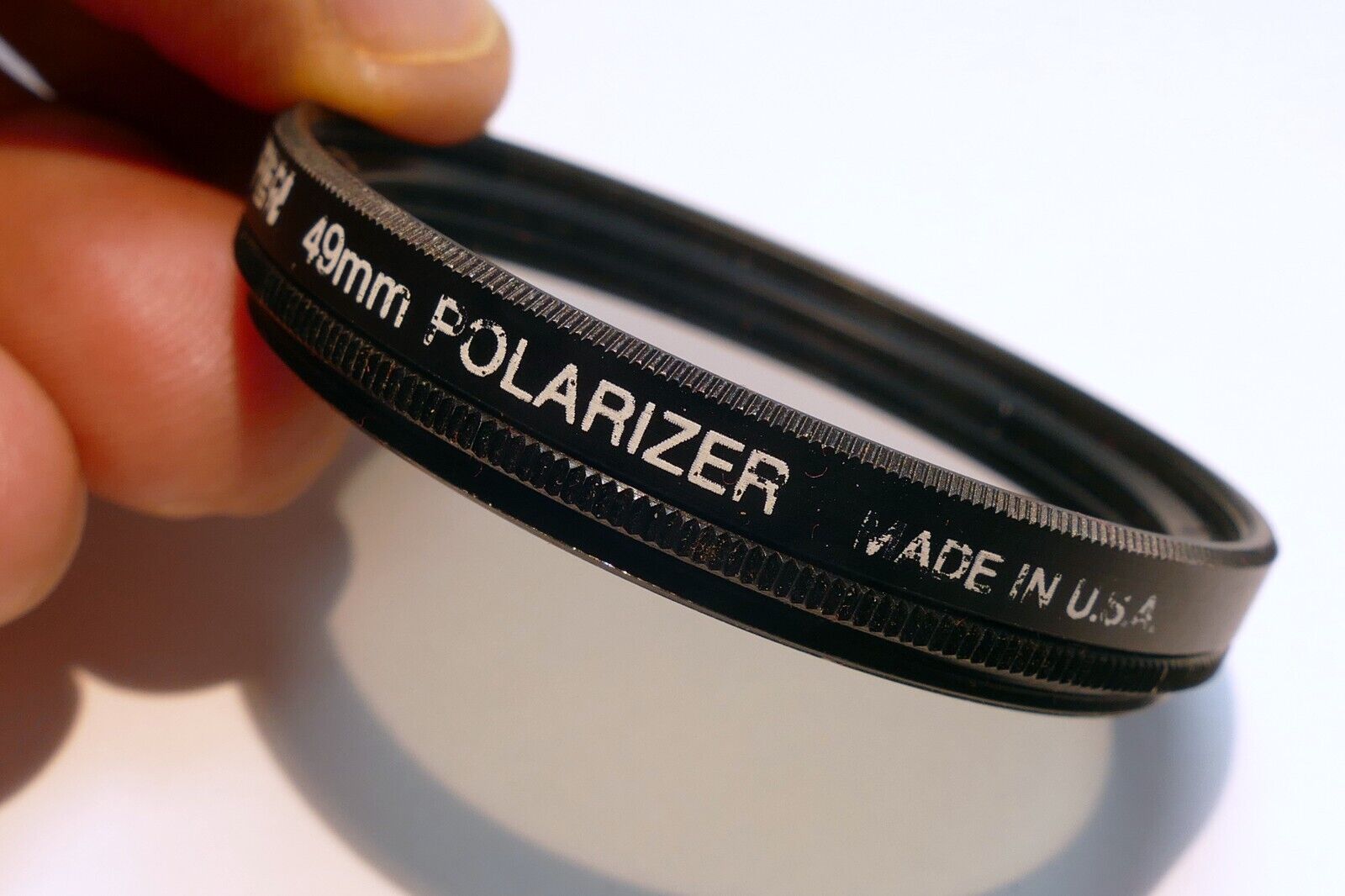 Tiffen 49mm Lens Filter  Polarizer PL Linear  made in USA