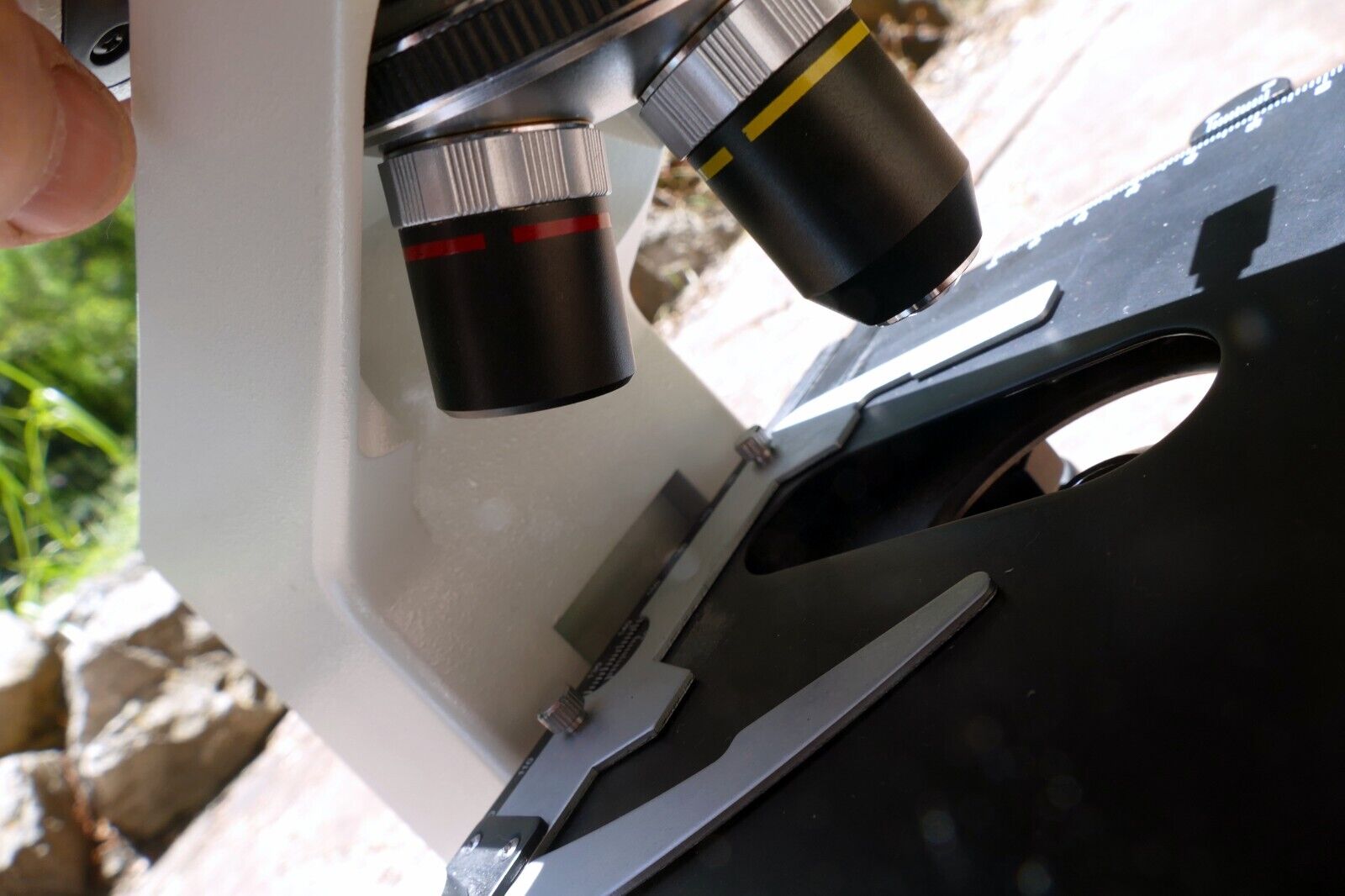 N-180M Biological Lab Medical Microscope Novel - w/ 4X 10X PH 160 0.17 objective
