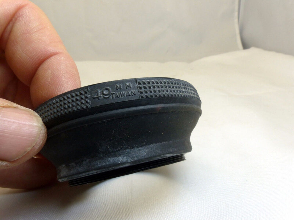 49mm Lens Hood collapsible Rubber for telephoto lenses