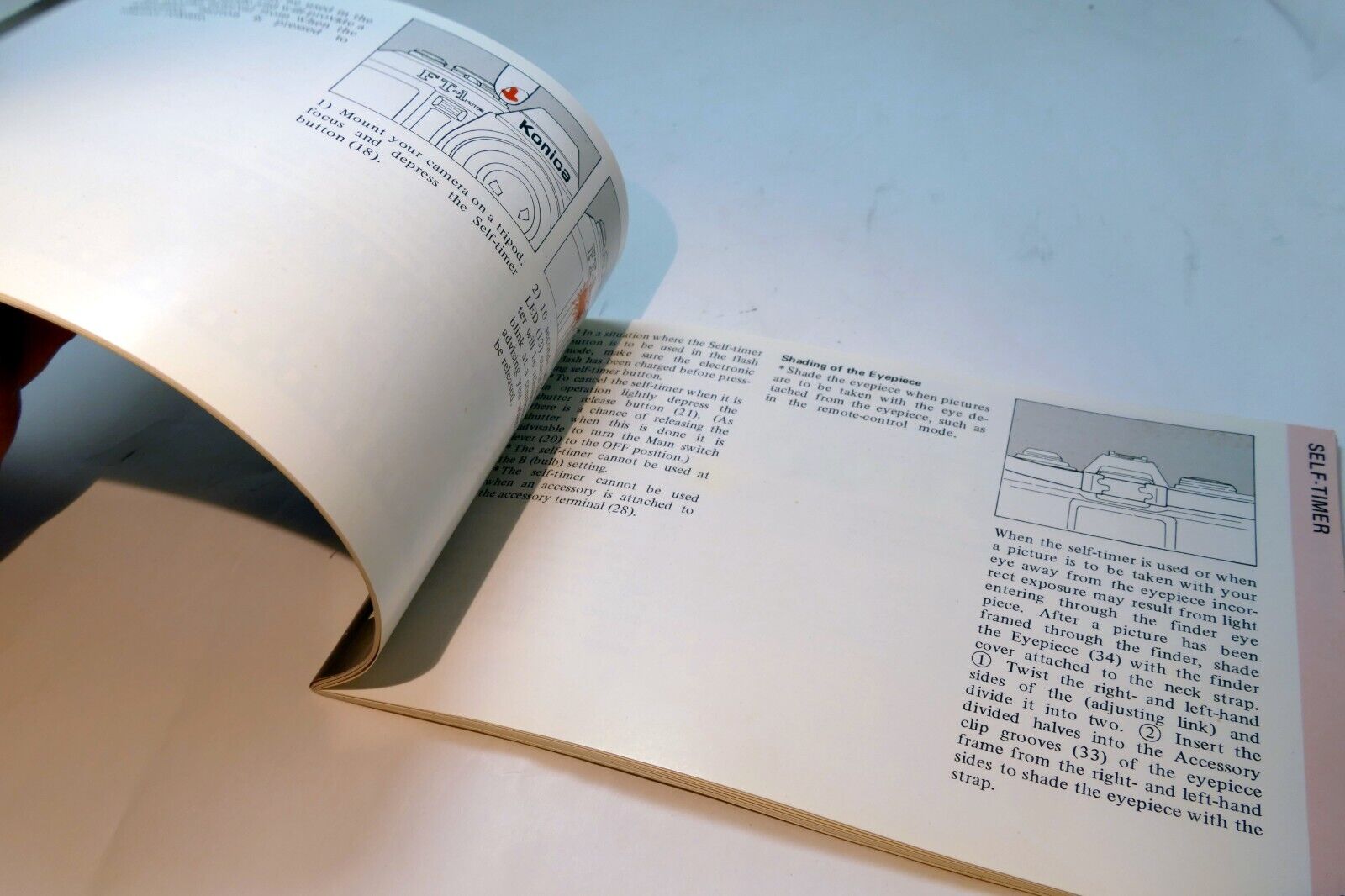 Konica FT-1 Motor Camera Guide Booklet/Manual  English EN