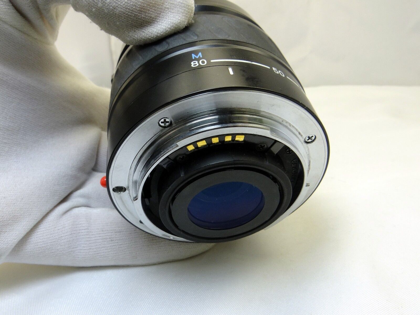 Minolta 35-80mm f4-5.6 Lens Maxxum - - - -  Haze inside -  Parts or Repair AS IS