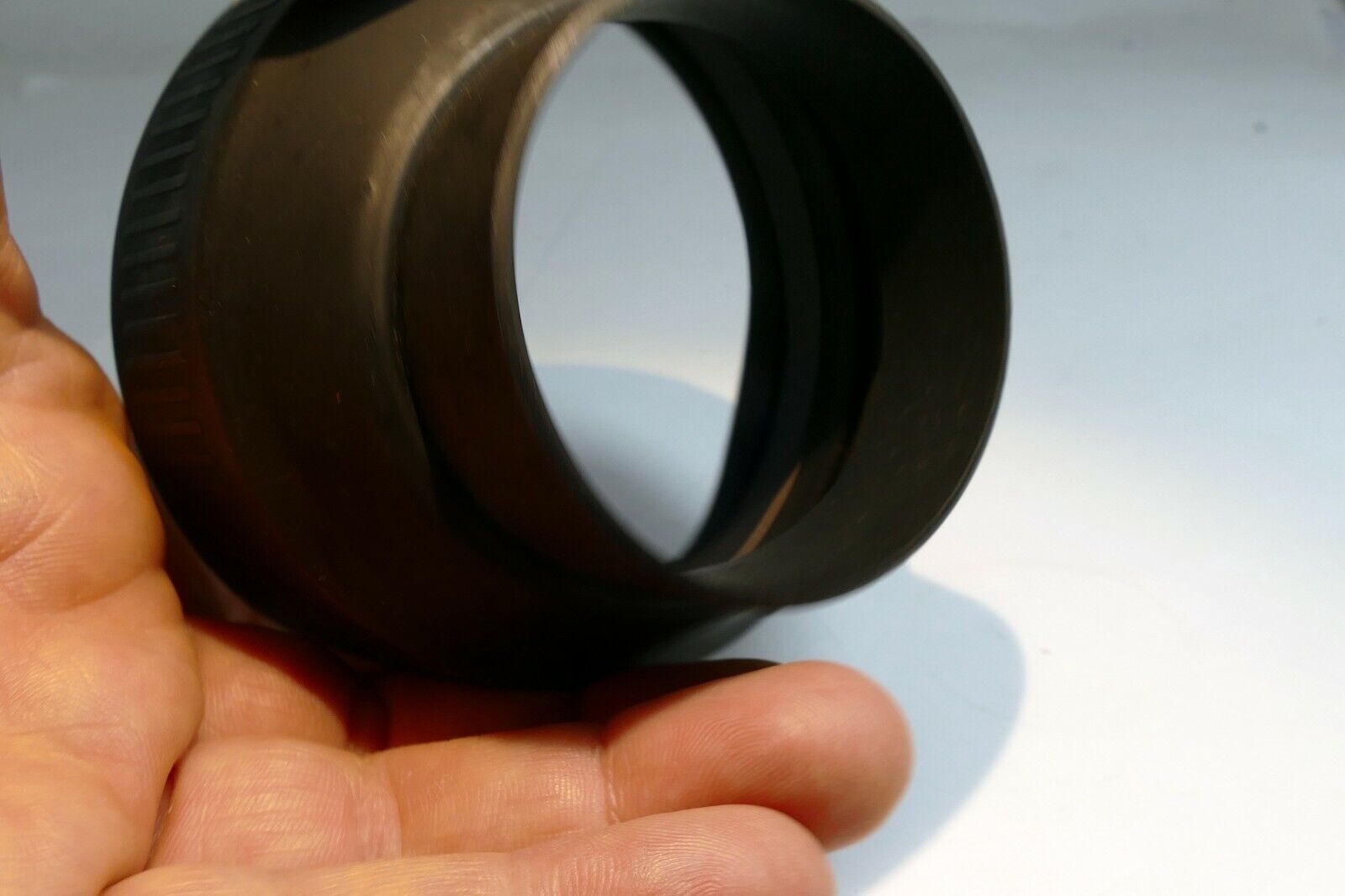 Slip on type Rubber Hood shade for   58mm rim telephoto with rigid rim sturdy