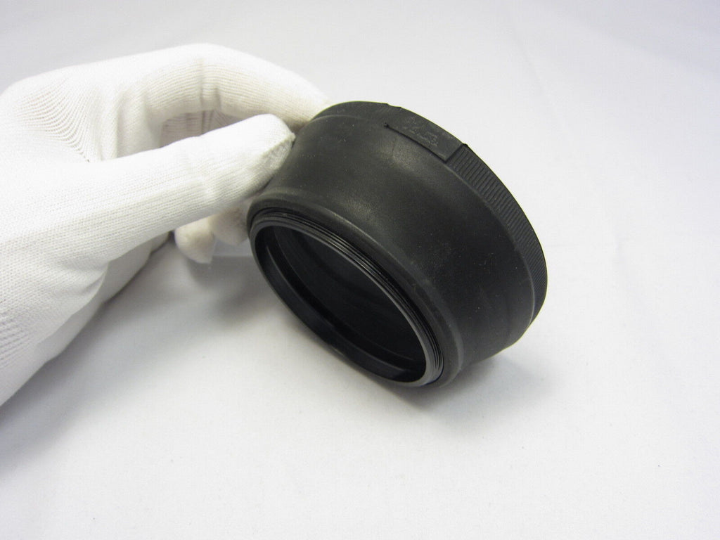Used 62mm Collapsible Rubber Screw in Lens Hood Made in Korea N102033