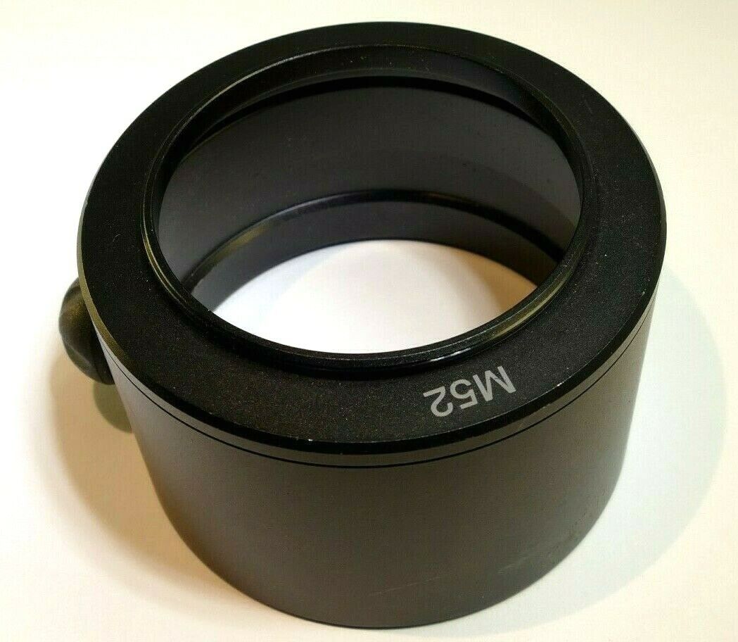 Metal Lens Hood 52mm screw in type vintage telephoto 135mm 180mm