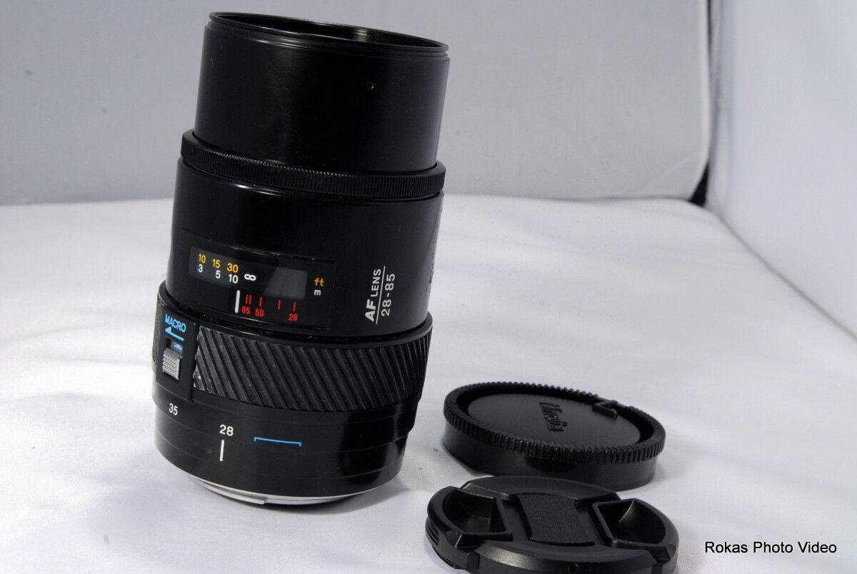 Used Minolta 28-85mm f3.5-5.6 Lens For Parts or Repair (SN 31201480)
