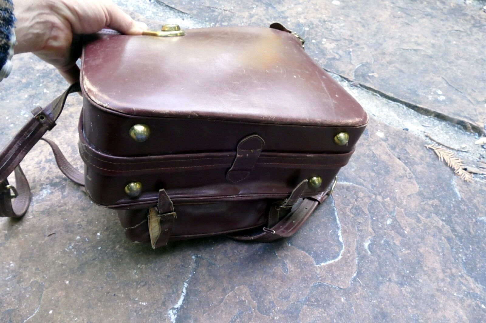 Cheney Genuine Leather Hard Case Camera antique messenger bag made in England