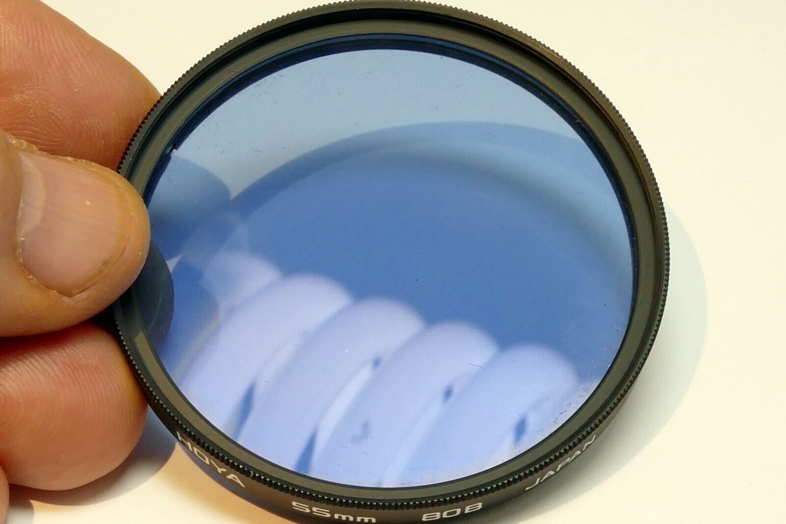 Hoya 55mm Filter 80B  deep blue cooling made in Japan