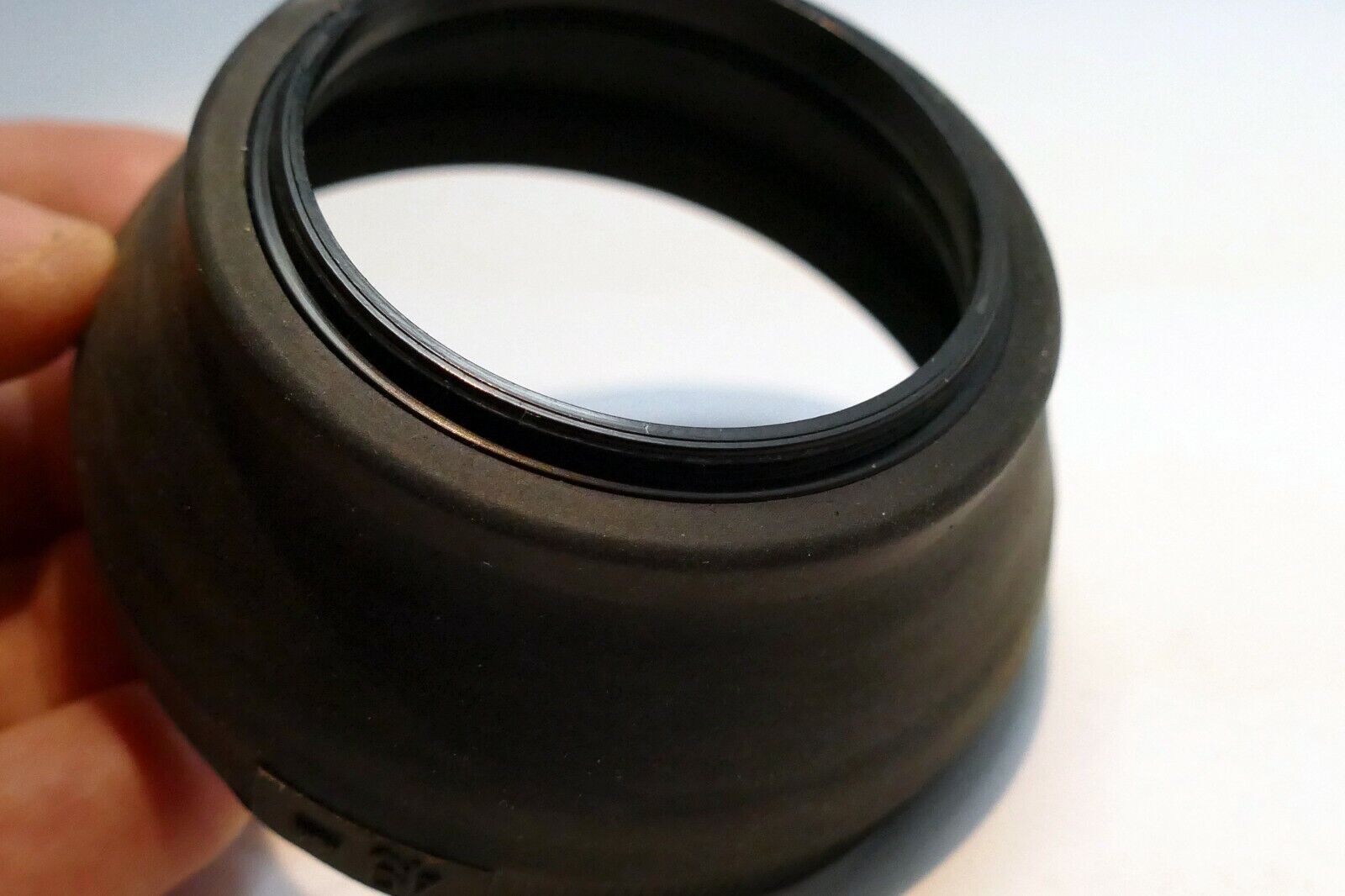 49mm rubber lens hood shade for medium telephoto 85mm 100mm  lenses