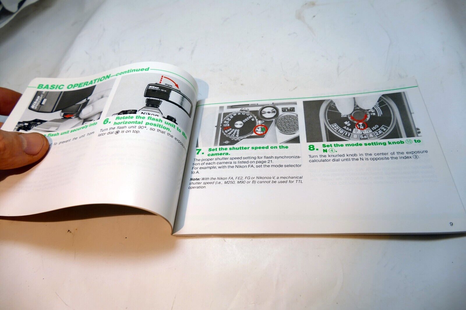 Nikon SB-15 Flash INSTRUCTION manual GUIDE English EN