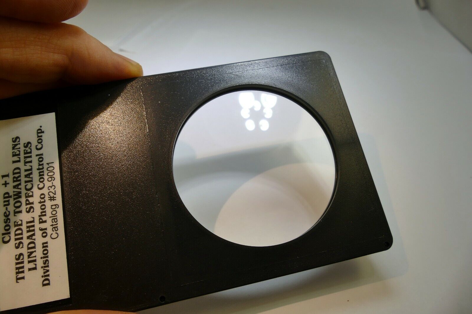 Close-up +1 Macro lens Filter drop in square 3X3" for Lindahl specialties