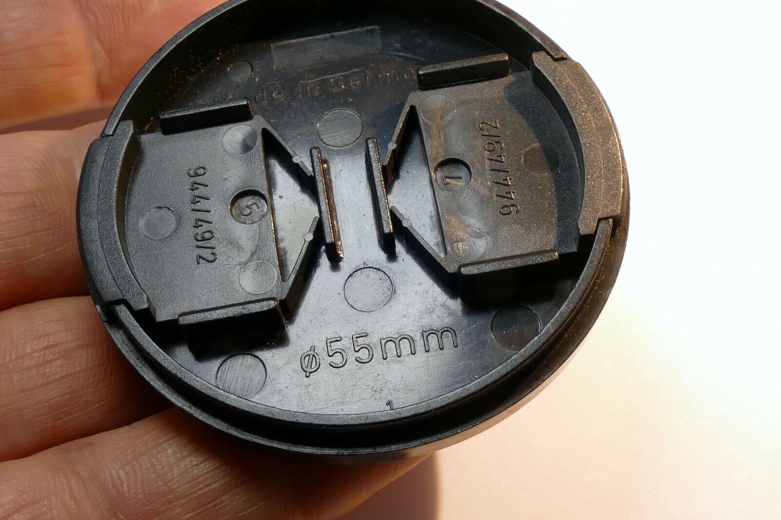 Hama 55mm Lens Front Cap   snap on type made Germany 944/49/2