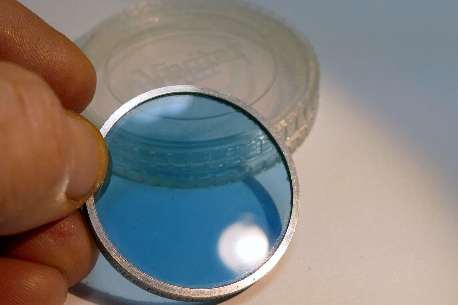 Kodak Lens Filter Series VI ( 6 ) drop in type Blue Photoflood 80B