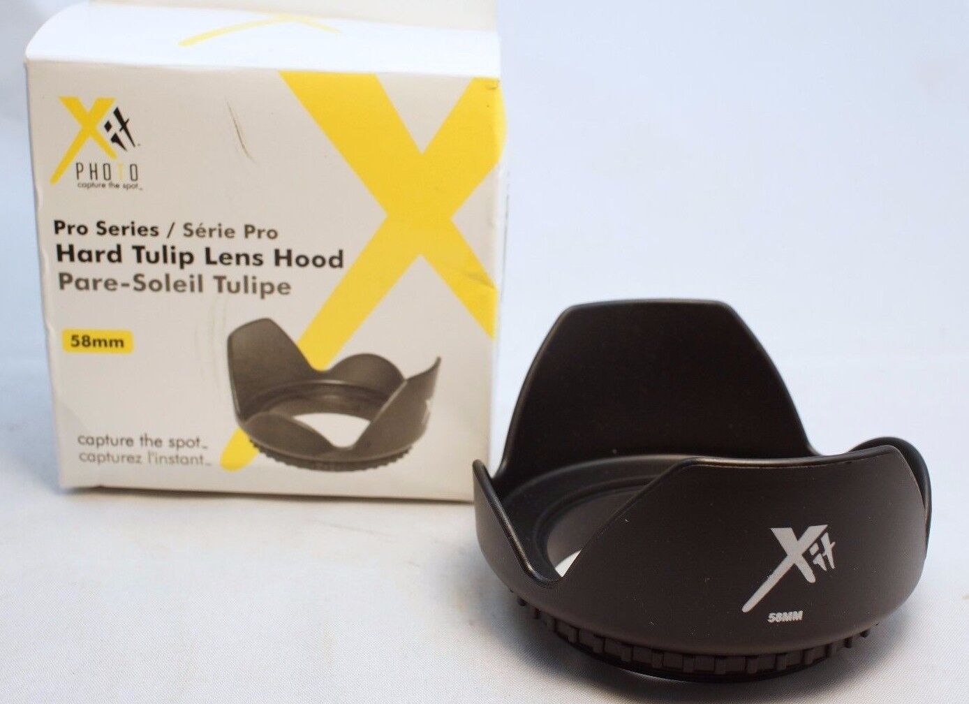 58mm Lens Hood Shade flower shaped screw in type