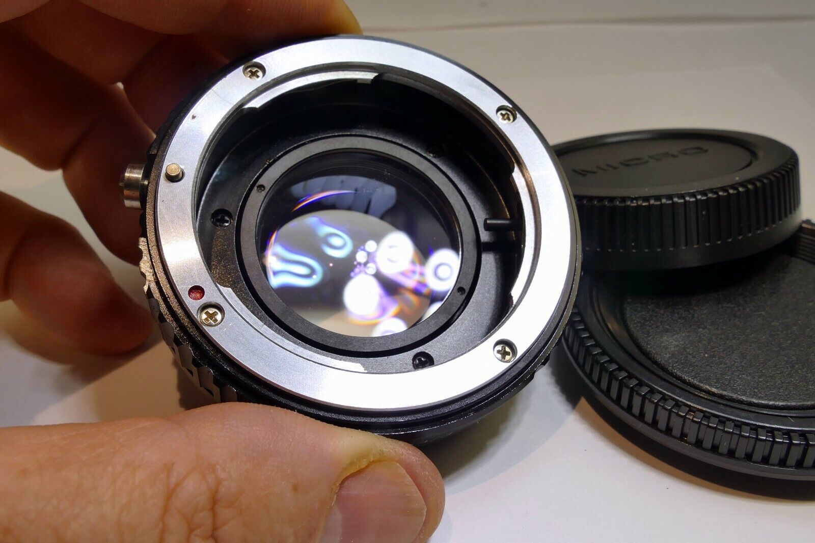 Focal Reducer Lens Booster Adapter Nikon G to M4/3 cameras Panasonic GH5 GH4