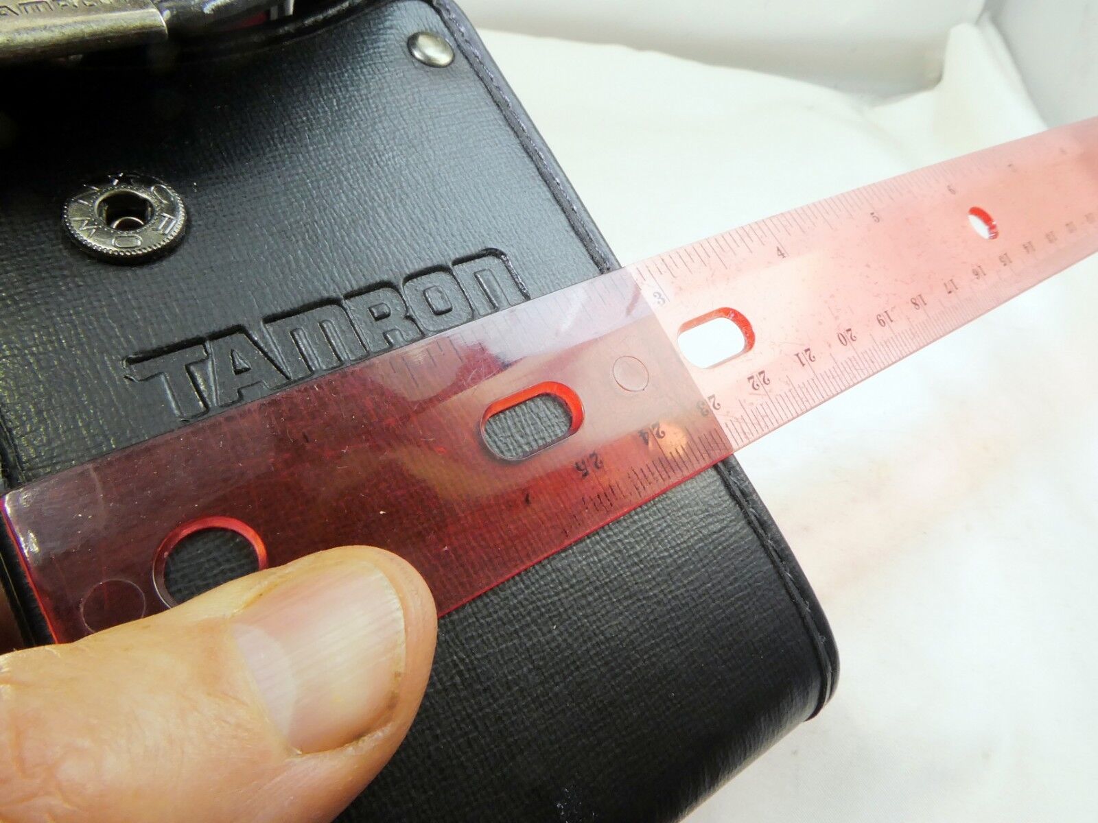 Tamron L-13 Lens Hard Protective Storage Case 3X3X6" for 90mm macro