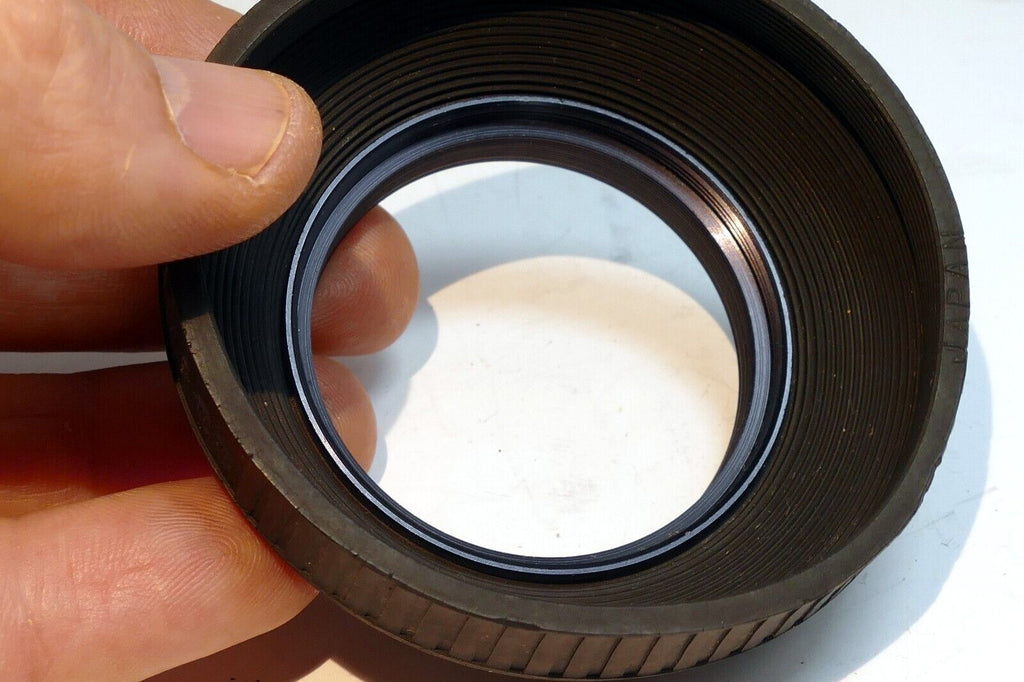49mm Lens Hood Shade rubber threaded screw in for 50mm f1.9