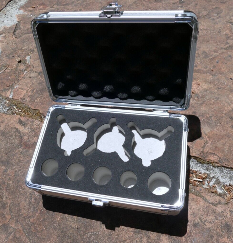 Omax Aluminum Case for Dark Field Objective set  Microscopes