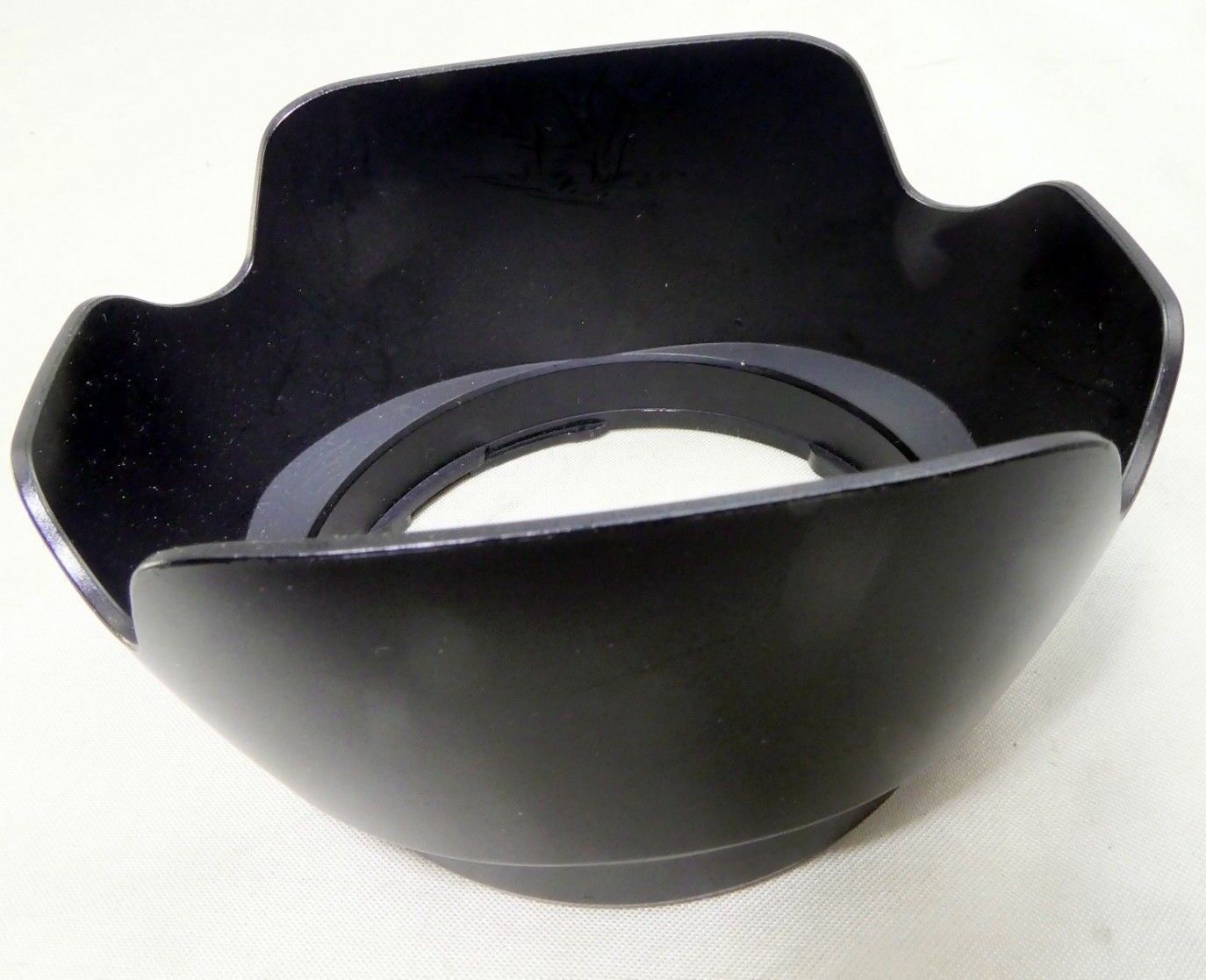63mm ID  Plastic Lens Hood  twist on type (unknown brand)