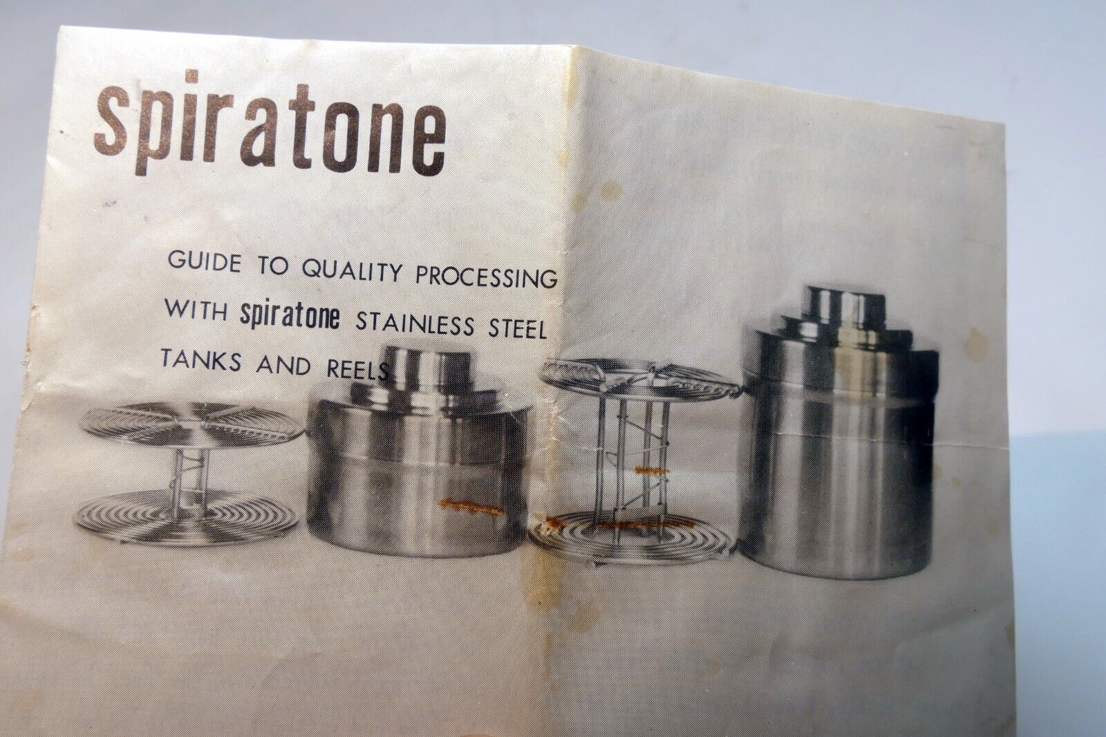 Spiratone steel tank real Owner's manual  Instruction Guide E English