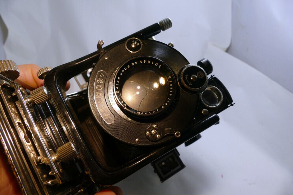Zeiss Contessa Adoro Nettel Folding camera w/ Carl Jena 15cm f4.5 Lens souped-up
