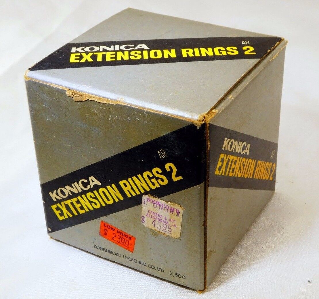 Empty Box  for Konica Extension Rings 2 AR mount  Lens
