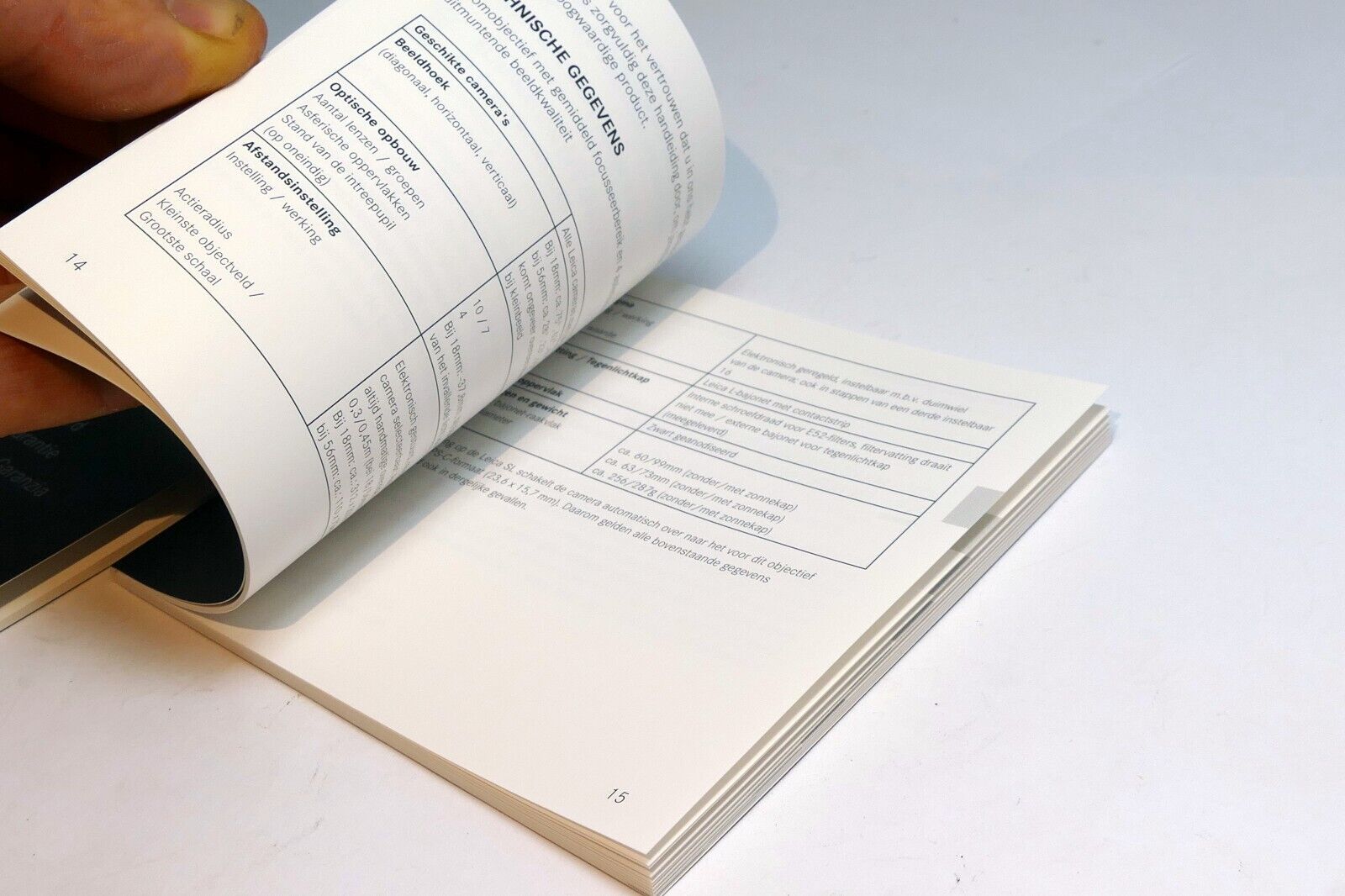 Leica Vario-Elmar-TL 18-56mm f3.5-5.6 11080 Lens Instructions manual Guide