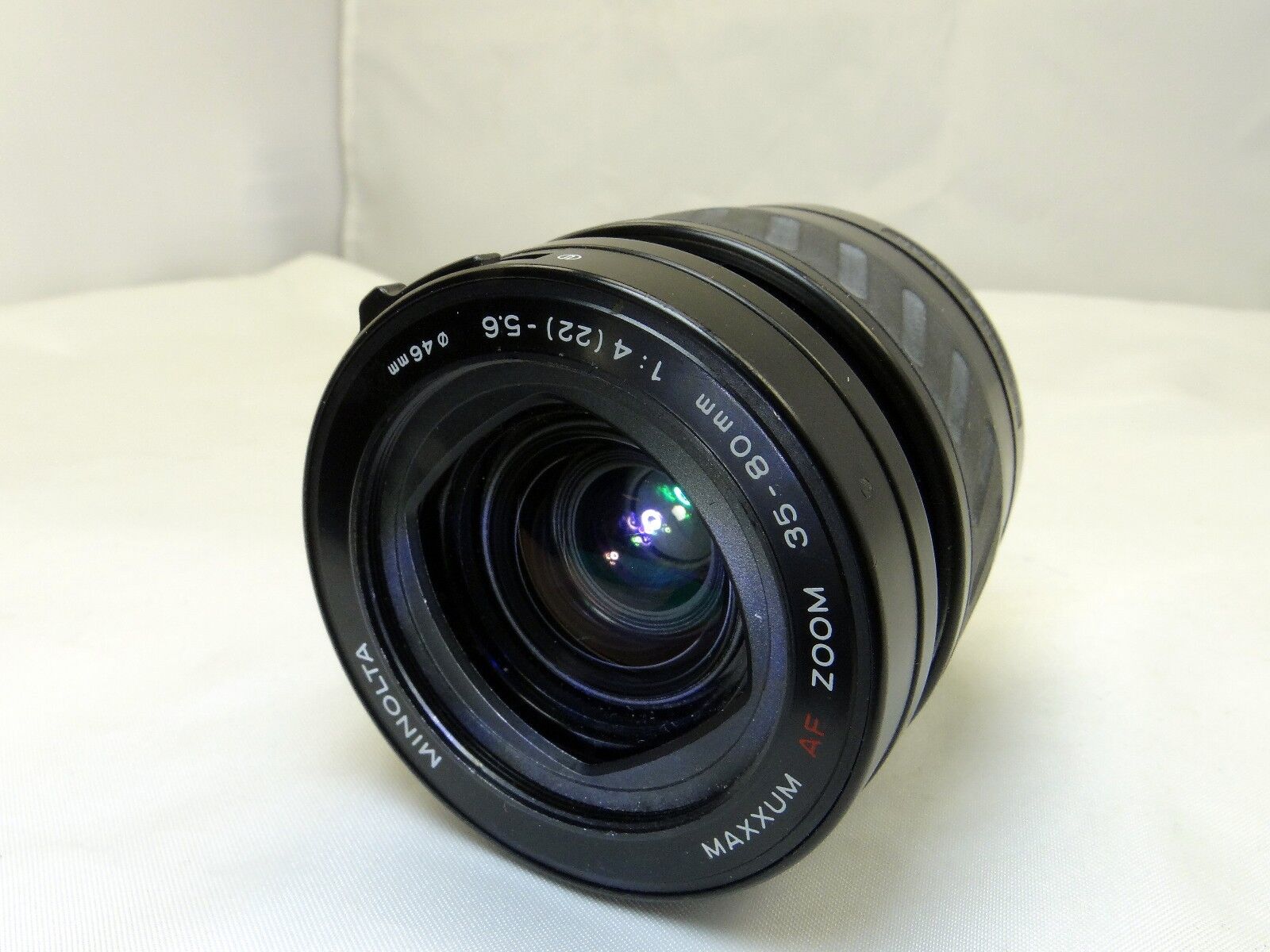 Minolta 35-80mm f4-5.6 Lens Maxxum Haze inside - Parts or Repair AS IS