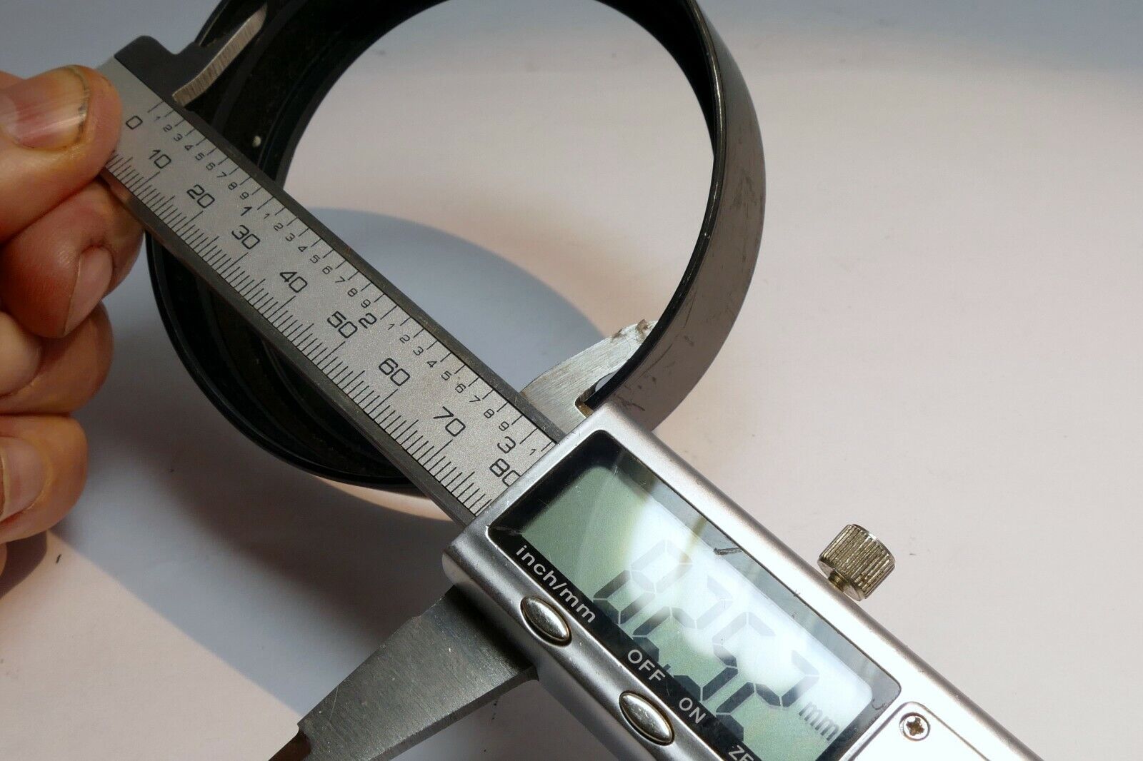 72mm Female Threads  LENS Hood Shade telephoto  slip on 80mm front