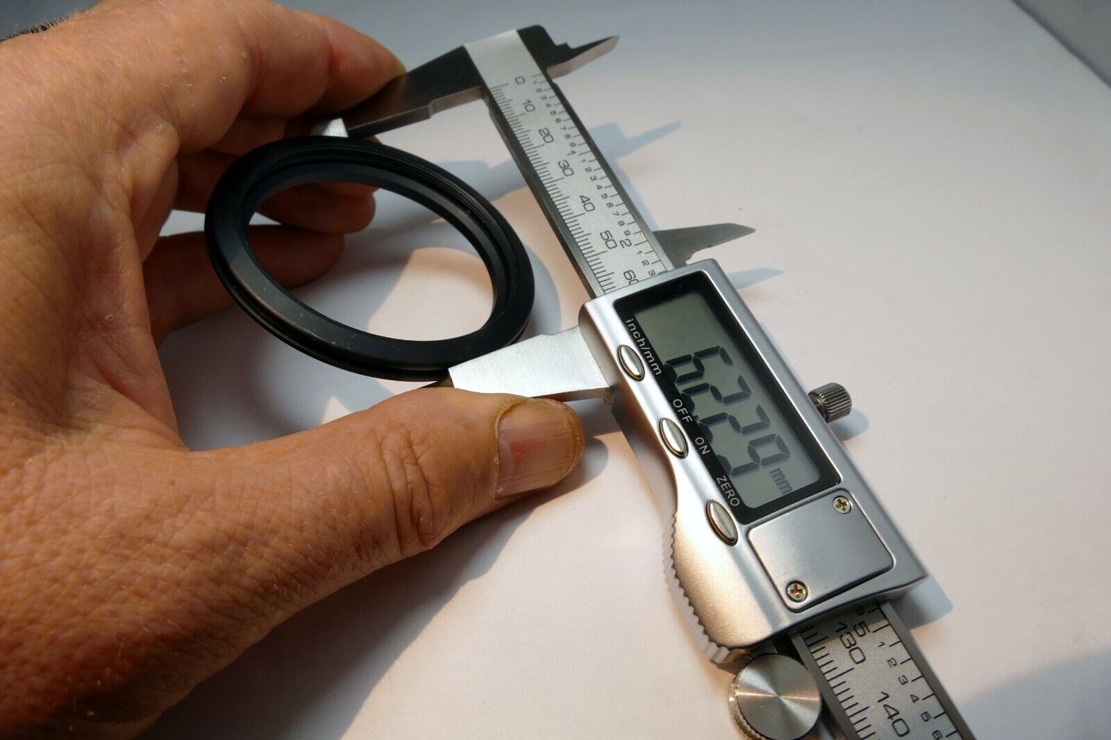 52mm to 52mm 63mm OD Metal filter holder adapter ring step-up