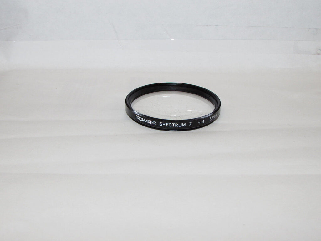 Used Promaster Spectrum 7 +4 Close-Up 52mm Lens Filter Made in Japan  O33539