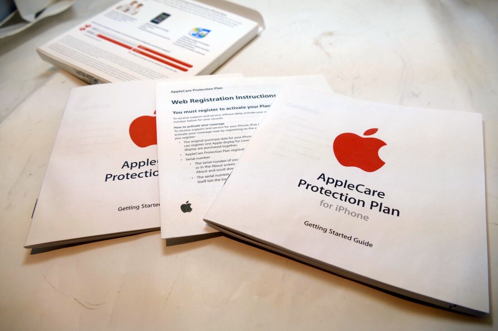 Apple Care for iPhone  Protection Plan booklet Guide