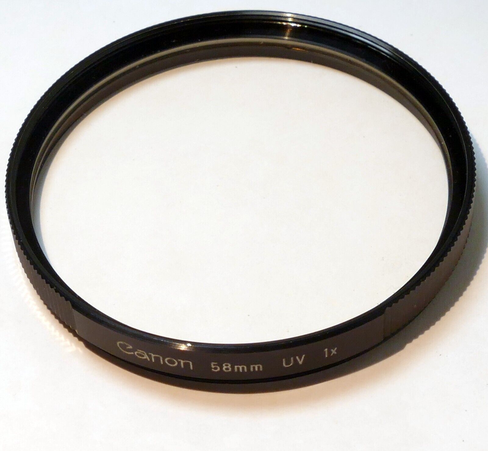Canon UV 1X 58mm Lens Filter  Clear made in Japan  - Genuine OEM