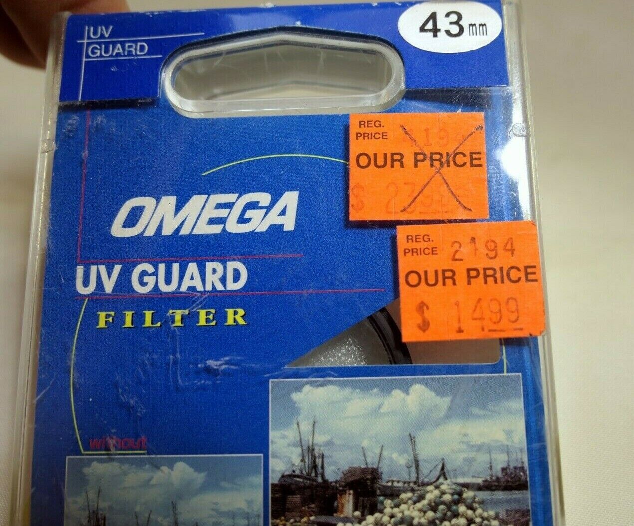 Omega 43mm UV Guard Lens Filter screw in type  - New