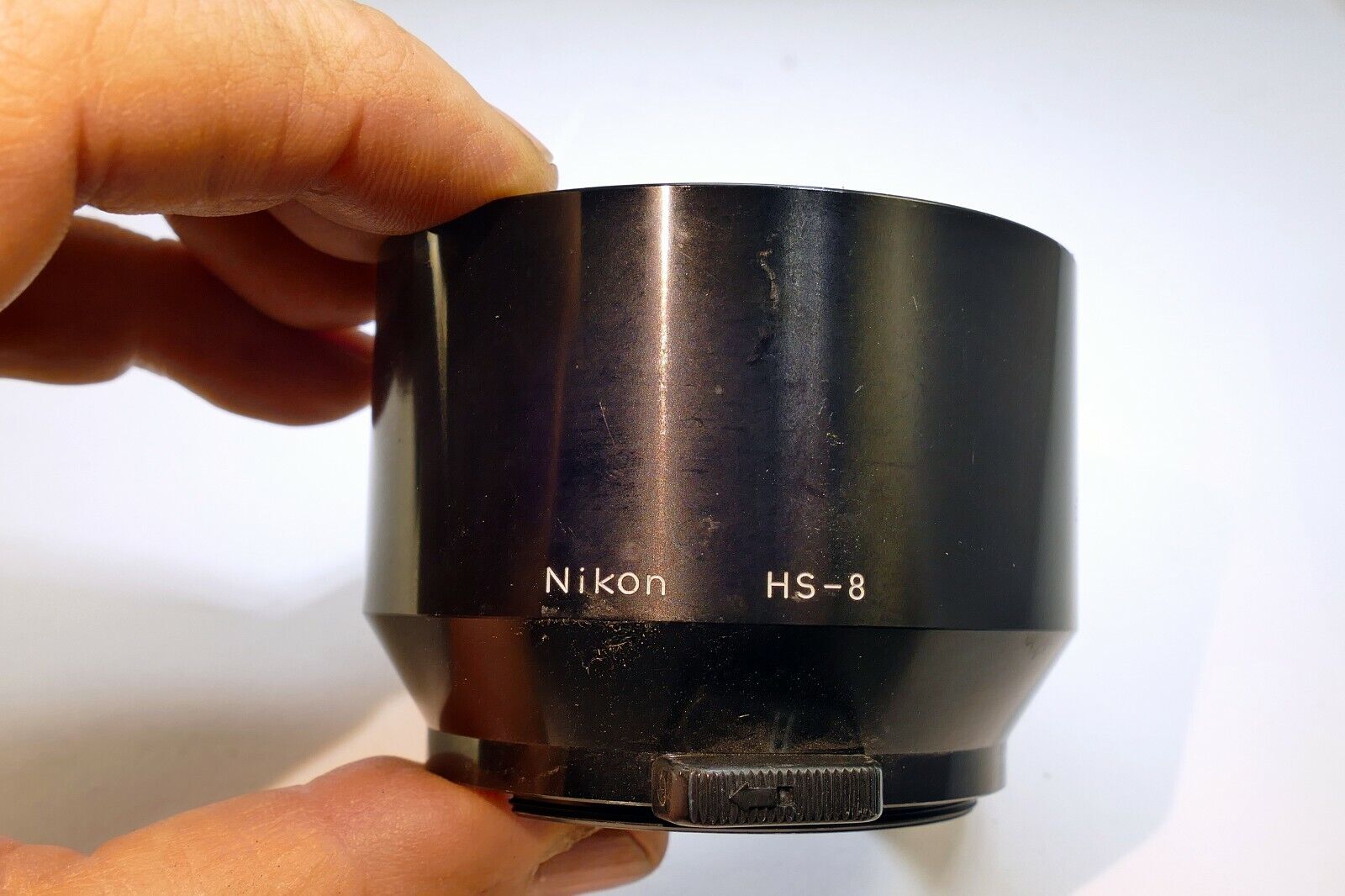 Nikon HS-8 Lens Hood Shade Metal for 105mm f2.5 AI-S Nikkor f4 micro