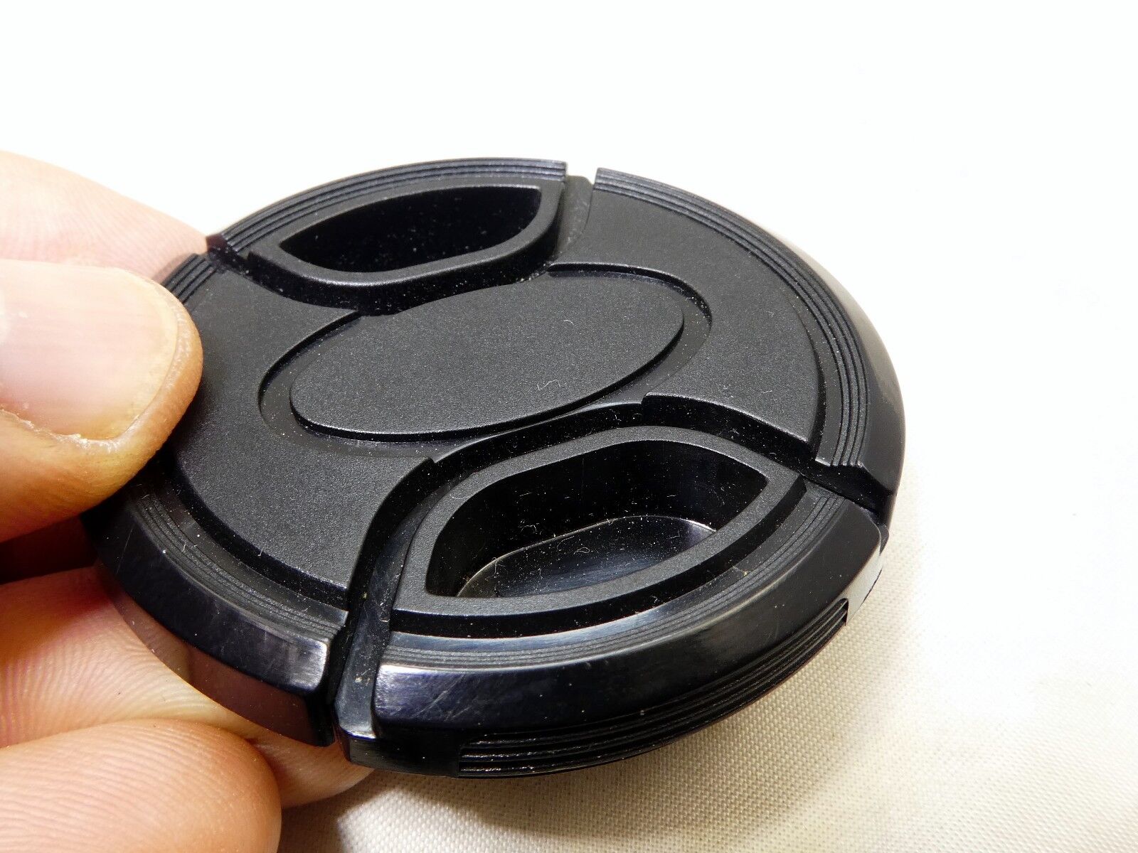 58mm Lens Front Cap Black Plastic 18-55mm IS