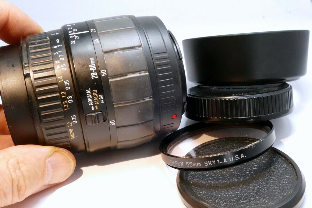 Sigma 28-80mm f3.5-5.6 AF macro Lens SONY A mount α37 α67 α57 α58 α68 SLR camera