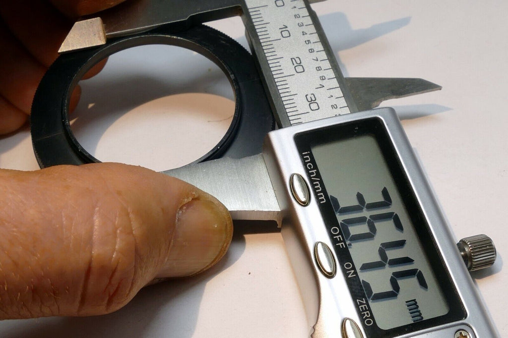 37mm to 46mm Filter ring screw in threaded (plastic ring only) step-up