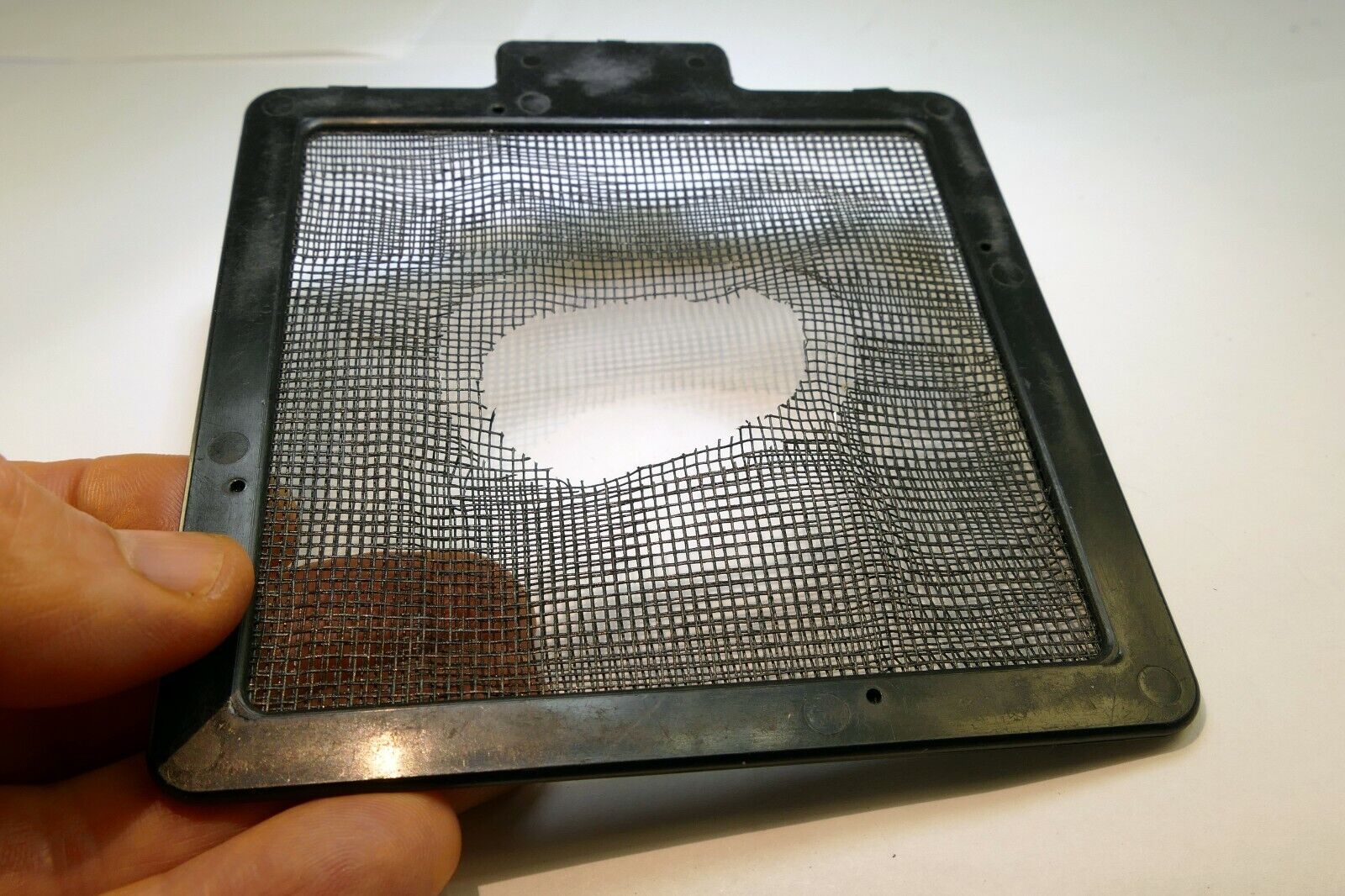 Lindahl Plastic Vignetter Mask Frame 4.5" bellows 2" small Horizontal Oval 