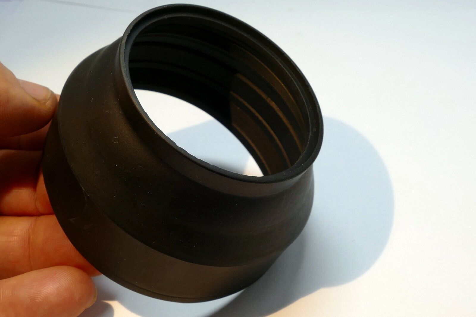 Rubber Lens Hood Shade collapsible (missing threaded ring) - parts