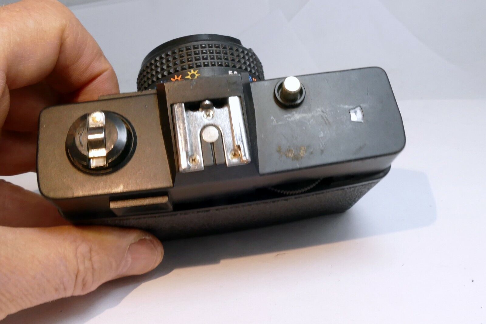 Sports Illustrated 35mm camera not working, damaged  -  for parts AS IS