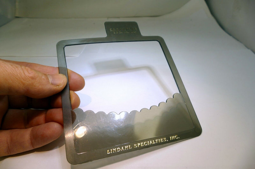 Low Bottom Arc Lindahl Smoke Gray Vignette 4.5X4.5" Clearflex 