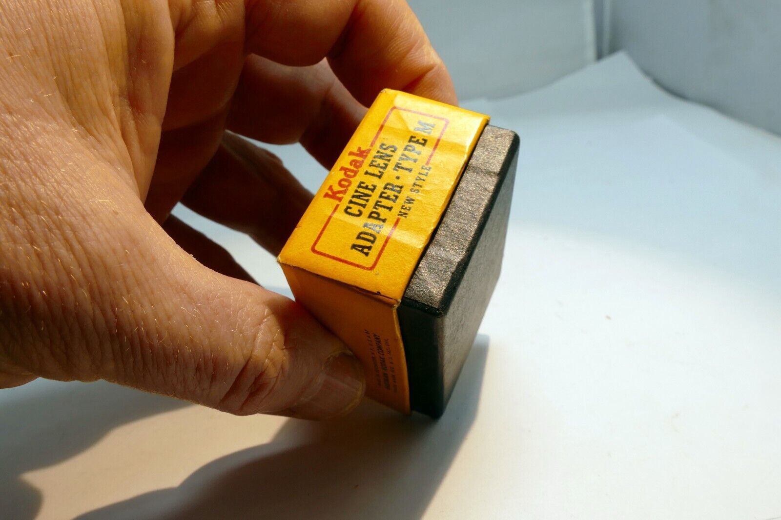 Empty Box from Kodak cine lens adapter - type M