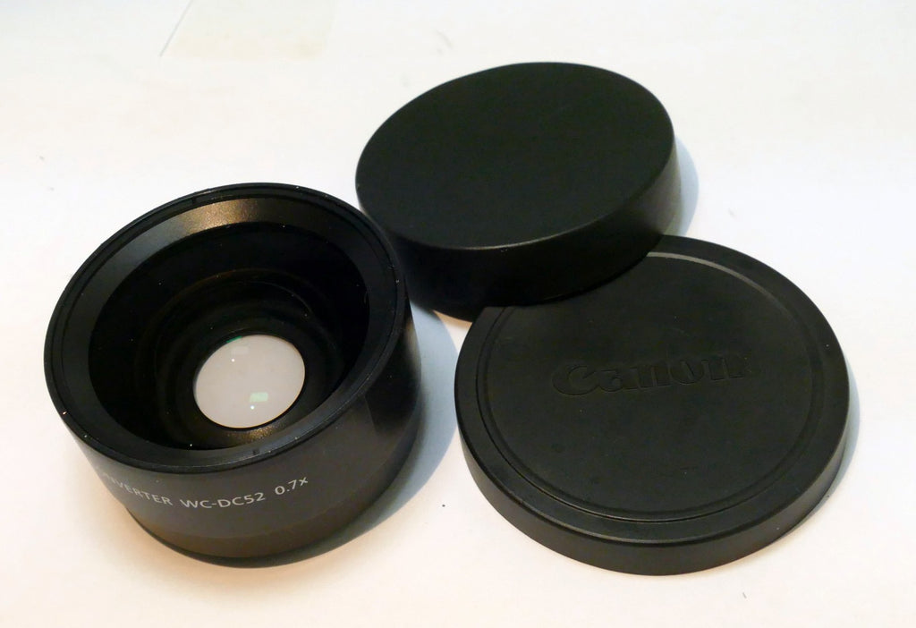 Canon WIDE Conversion Lens  WC-DC52 0.7X AUX