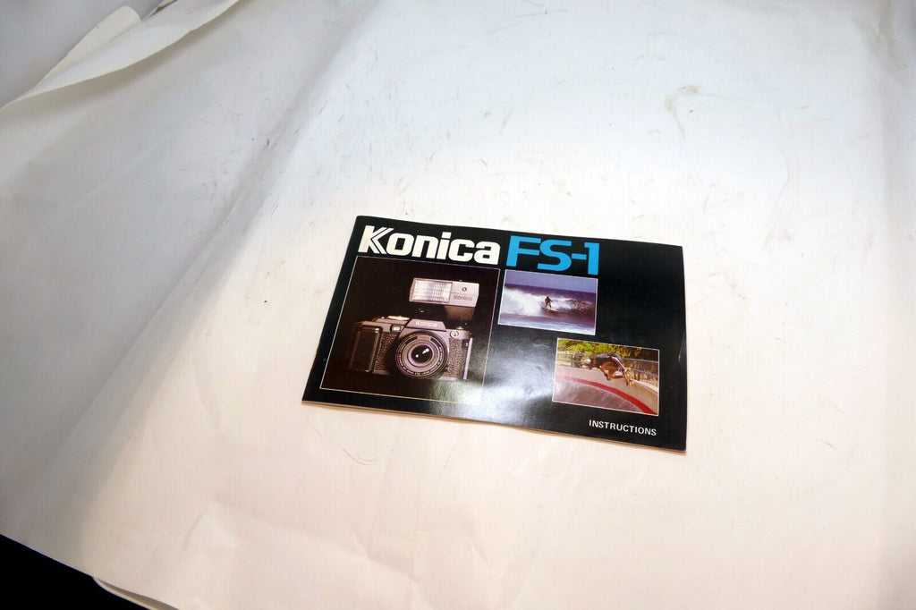 Konica FS-1 Camera guide instruction manual  1980