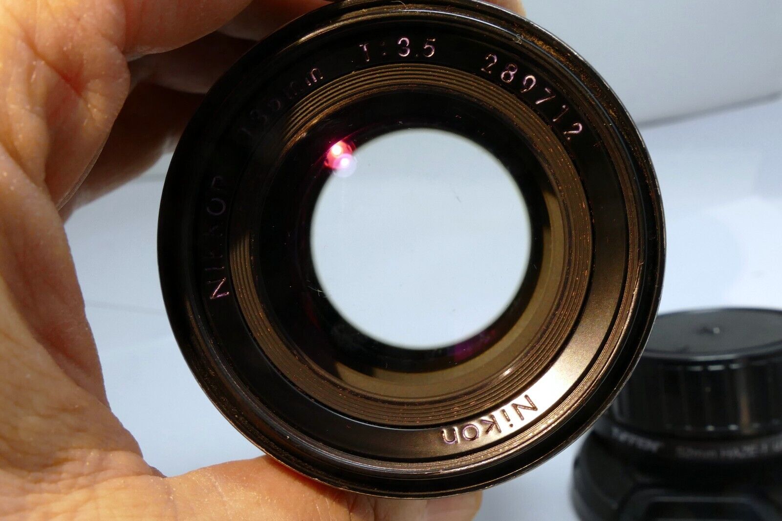Nikon 135mm f3.5 Ai Nikkor Manual Focus LENS with fungus AS IS - still works