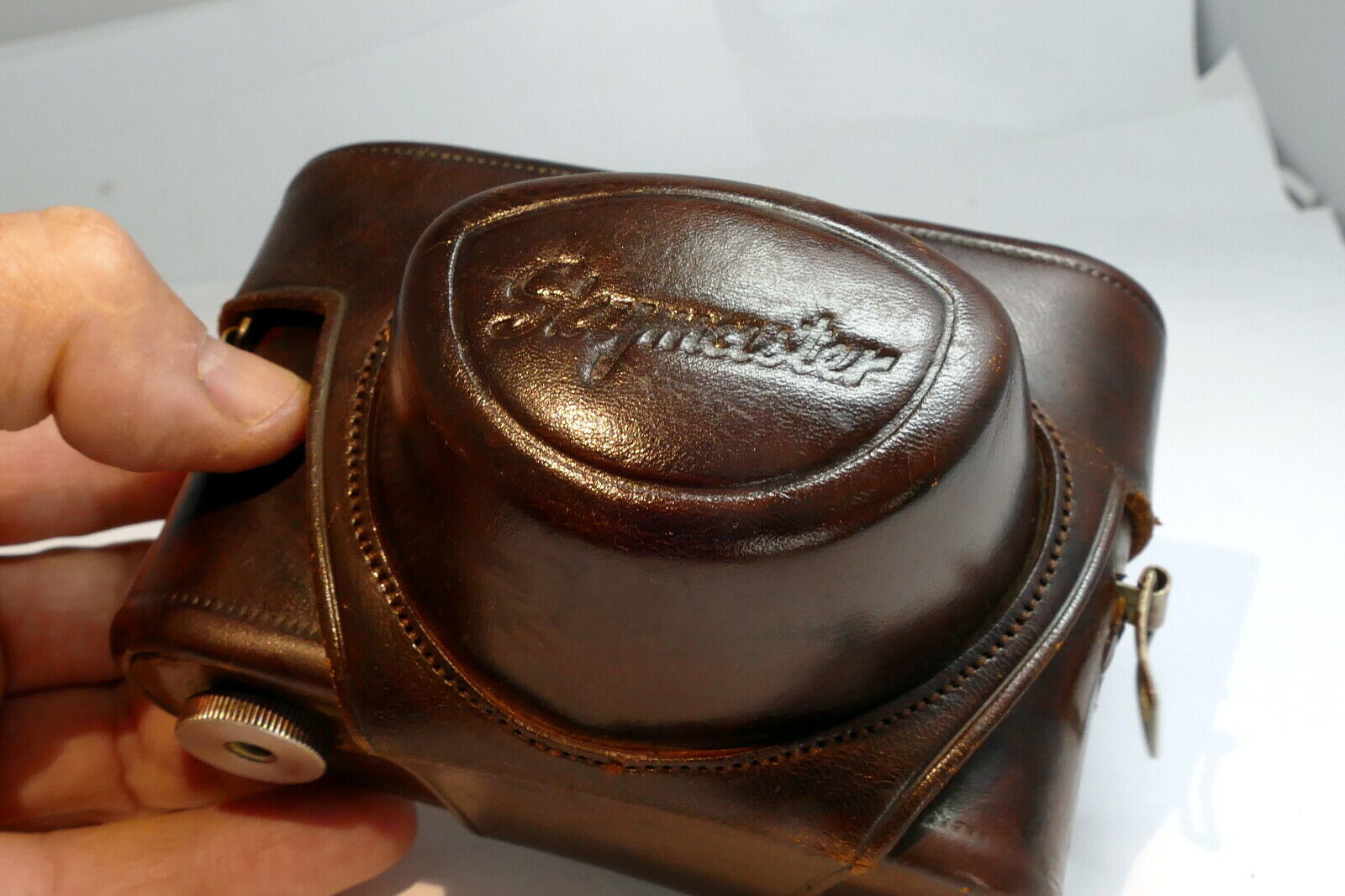 Leather case for Skymaster Pax Camera w/ 45mm F3.5 Luminor lens