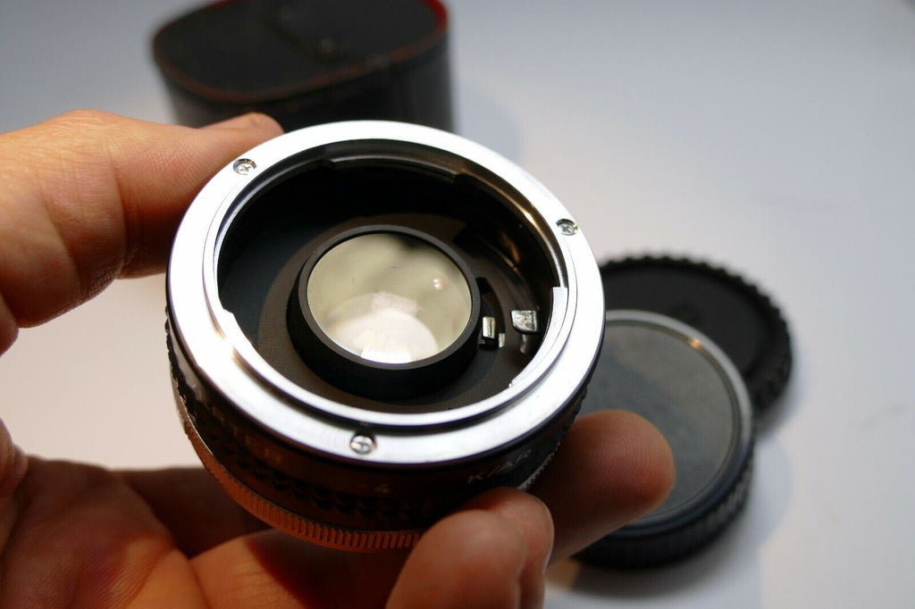 CPC 2X Teleconverter MC-4 AUTO K/AR Konica Hexanon lenses