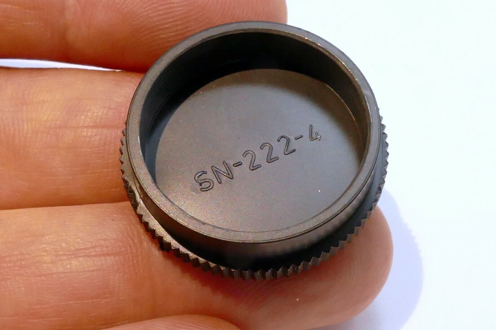 SN-222-4 Lens Cap OEM Schneider Kreuznach C mount lenses screw in threaded 25mm