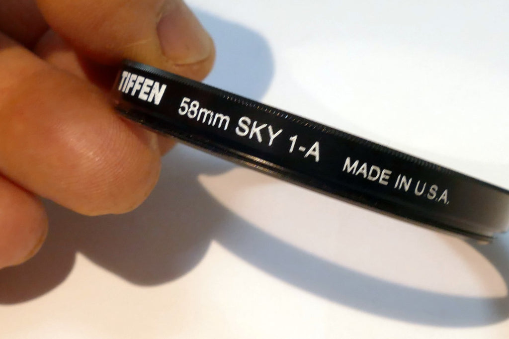 Tiffen 58mm Skylight (1A) sky Filter made in USA -  near mint condition