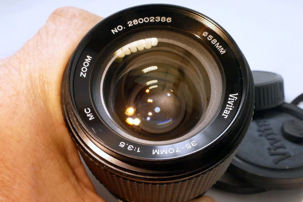 Vivitar 35-70mm f3.5 Manual Focus constant Aperture zoom Lens - Olympus OM mount